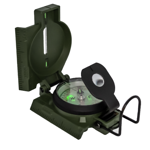 BRUNTON H-3 Tritium Lensatik Pusula resmi